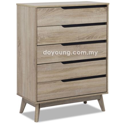 FOLLEY (80cm) Tall Chest of Drawers 