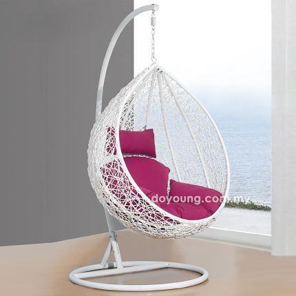 ALERIC (White) Hanging Chair