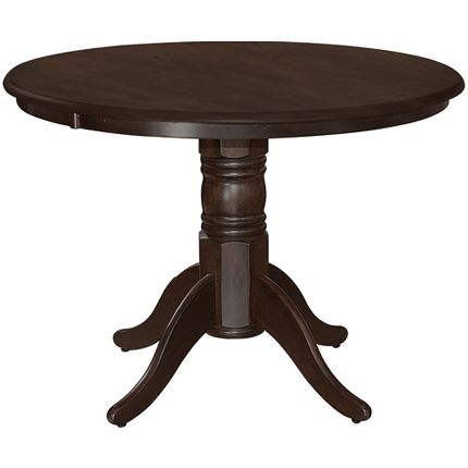 TIVOLI (Ø120cm Rubberwood - Dark Brown) Dining Table*