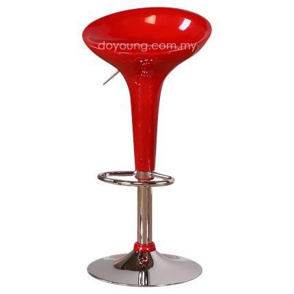 VAETILD (Red) Hydraulic Counter-Bar Stool