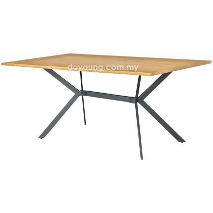 CROSS IV (150x90cm Rubberwood - Oak) Dining Table