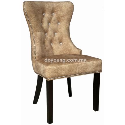 MATILDA+ (Velvet - Brown) Parsons Chair