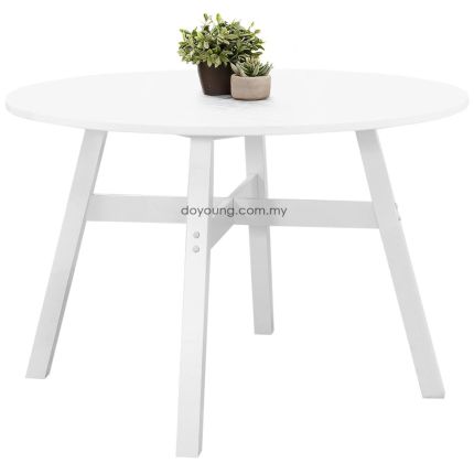NOSKO (Ø120cm White) Dining Table (EXPIRING)