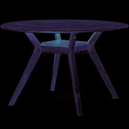 CROSITA II (Ø120cm Rubberwood+) Dining Table