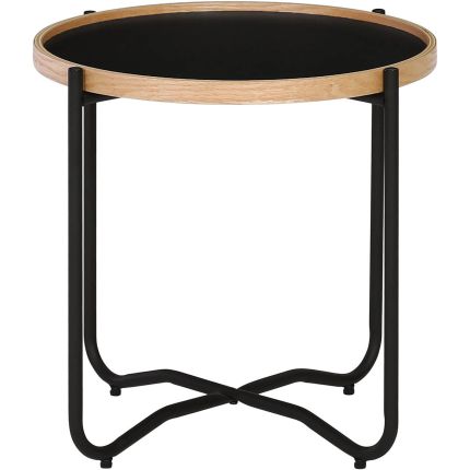 TANIX (Ø49.5cm) Side Table with Portable Tray