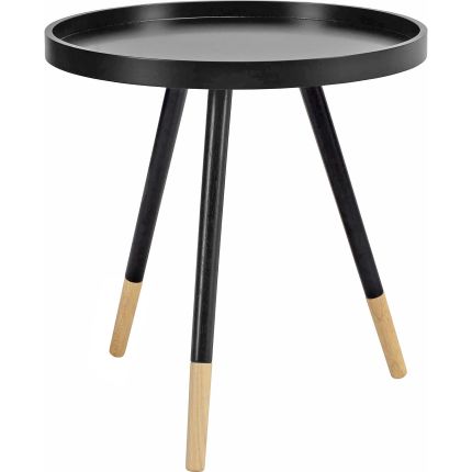 BLOOMINGVILLE (Ø46H48cm Black) Side Table