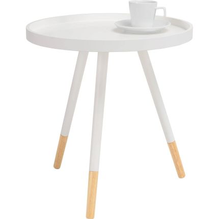 BLOOMINGVILLE (Ø46H48cm White) Side Table