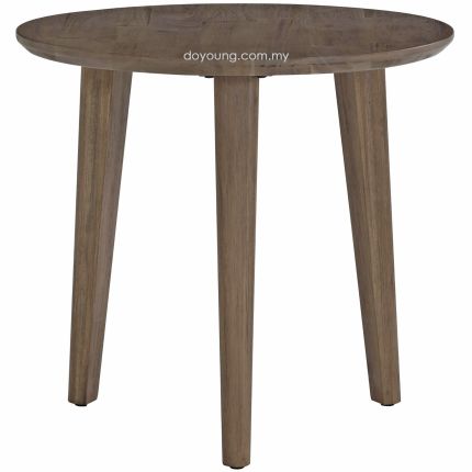 LEIF (Ø60H55cm Acacia Wood - Taupe) Side Table (EXPIRING)