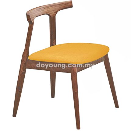 ILLUNA II (Walnut, Yellow) Side Chair