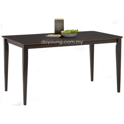 TAHLIA (140x80cm Dark Chestnut) Dining Table (EXPIRING)*