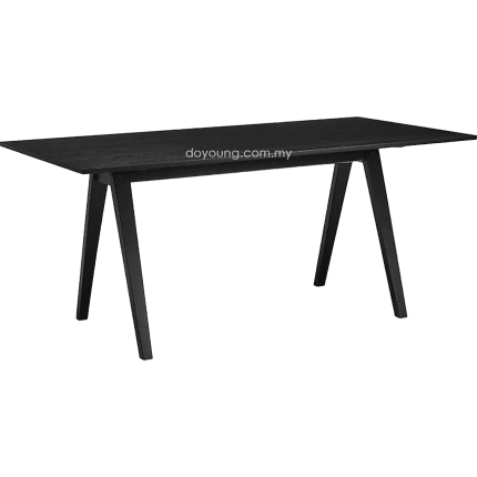 STOCKHOLM (170x85cm Black) Dining Table (replica)*
