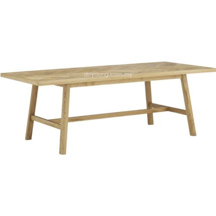 MAEVE (220x100cm Acacia Wood) Dining Table (EXPIRING)