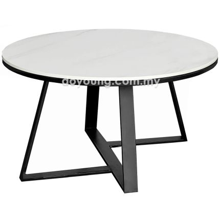 LOVINO (Ø80cm Sintered Stone - Black) Coffee Table