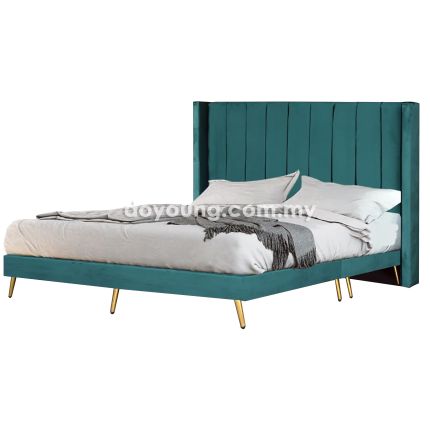 GAIVA (King - Green) Bed Frame 