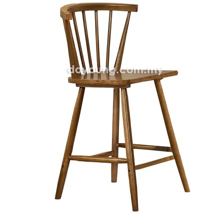 SLEEK III (SH62cm Rubberwood) Counter Chair (replica)