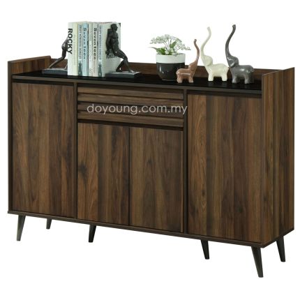 CEYLLA (142cm) Sideboard with Glass Top