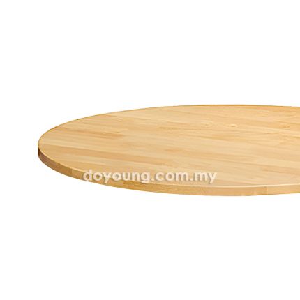 RUBBERWOOD (Ø80TH20mm Round - Oak) Table Top (SPECIAL OFFER)