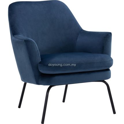 DORCY+ (73cm Velvet Blue) Armchair