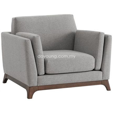 CEANA (100cm Brownish Grey) Fabric Armchair*