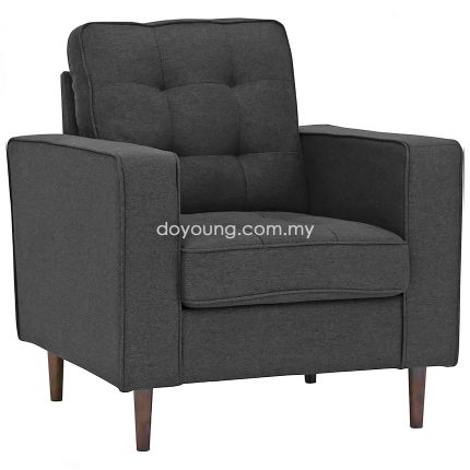 ABSALOM (83cm Fabric - Dark Grey) Armchair (EXPIRING)*