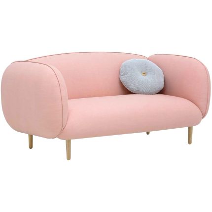 SKUBA (158cm Fabric - Soft Pink) Sofa (EXPIRING)