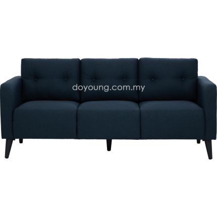 NAHUM (180cm Fabric - Navy) Sofa (EXPIRING)*