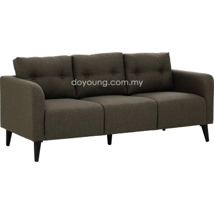 NAHUM (180cm Fabric - Chestnut) Sofa (EXPIRING)*