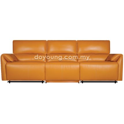 WHARTON (285cm Fabric/Leather) Recliner Sofa (CUSTOM)