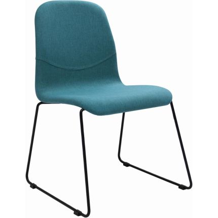 LONDON II (Emerald/Metal) Side Chair (EXPIRING replica)