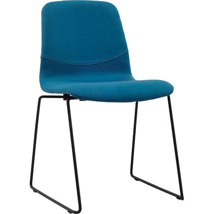 LONDON (METAL leg - Teal) Side Chair (EXPIRING replica)