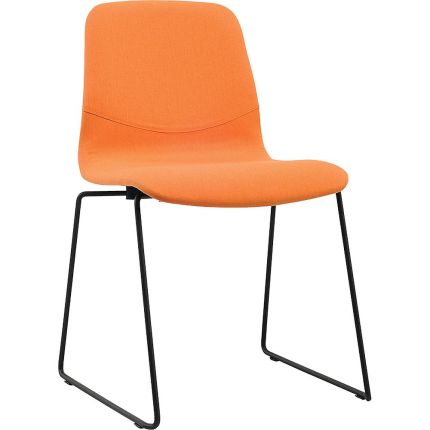 LONDON (METAL leg - Tangerine) Side Chair (EXPIRING replica)