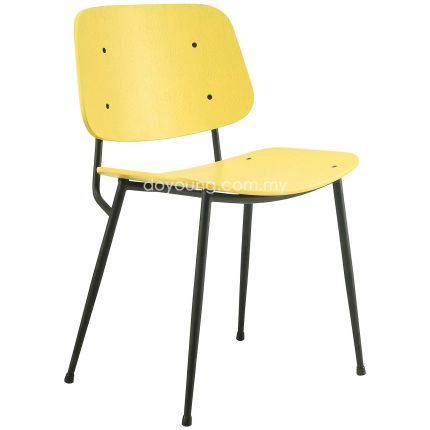 SØBORG (Dust Yellow - METAL) Side Chair (EXPIRING replica)