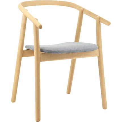 GOBY (Oak) Armchair (Upholstered Seat EXPIRING)