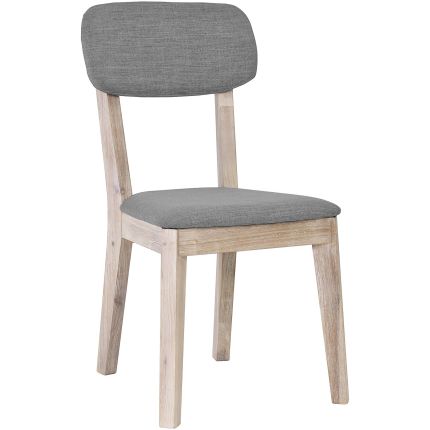 MADRID (Acacia Wood) Side Chair with Cushion Seat (EXPIRING)