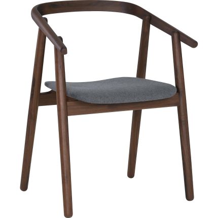 GERD (Walnut) Armchair (Upholstered Seat EXPIRING)