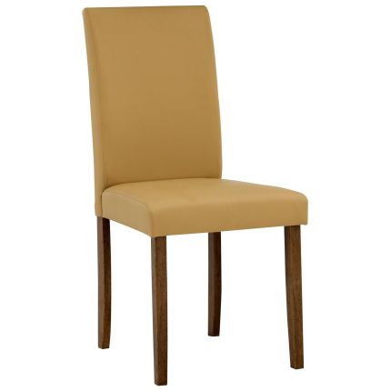 HASKELL (Faux Leather - Walnut, Caramel) Parsons Chair (EXPIRING)*