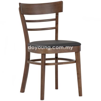 TIERNEY (Faux Leather) Side Chair with Stretcher (EXPIRING)*