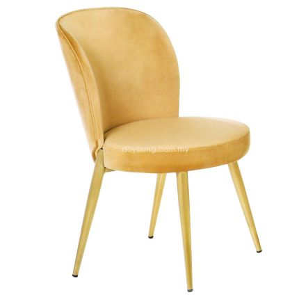 BARLOMEUS (Gold/Mustard) Side Chair