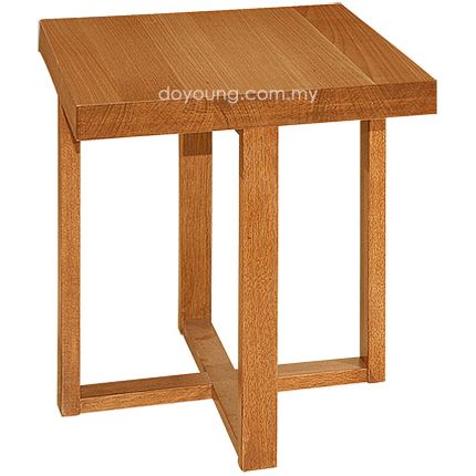 FIRKANT (▢50H50cm Gunstock) Rubberwood Side Table (EXPIRING)*