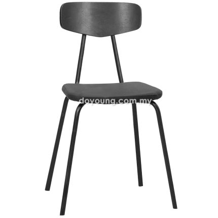 CASSIE (Black, Faux Leather) Side Chair