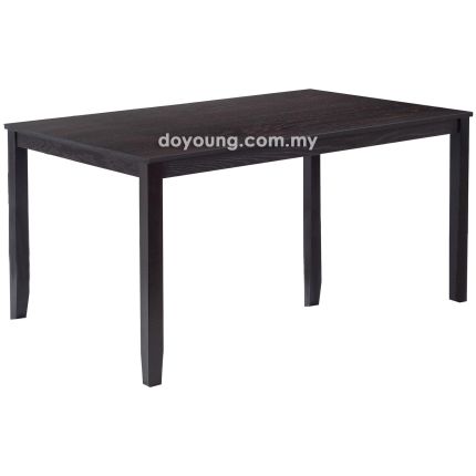CASSIE (150x90cm Black Veneer Top) Dining Table