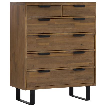 BAYLEN (100cm Acacia Wood) Tall Chest of Drawers