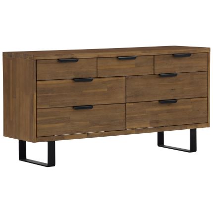 BAYLEN (155cm Acacia Wood) Chest of Drawers