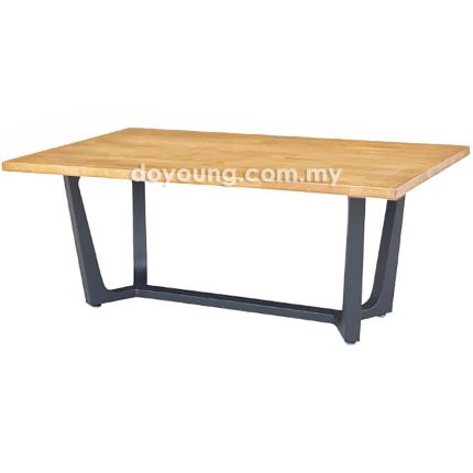 NILSINA II (110x65cm Rubberwood ) Oak Coffee Table