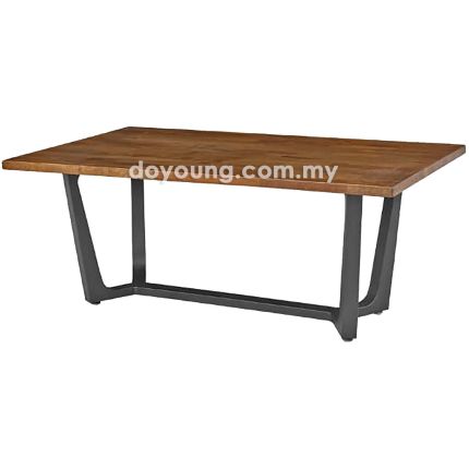 NILSINA II (110x65cm Rubberwood ) Walnut Coffee Table