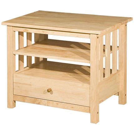 NORDSTROM (76H61cm Rubberwood) Rack with Drawer (SA CLEARANCE)