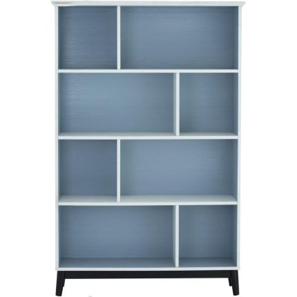 HOYT (114H175cm Light Blue) Tall Bookcase*