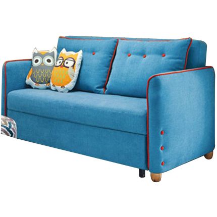 MONLE (150cm Super Single - Blue) Sofa Bed