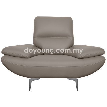 ROWAN (132cm Fabric/Leather) Armchair (CUSTOM)