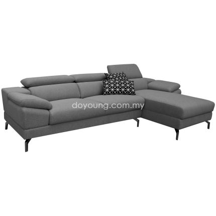 CADMAN (285cm Fabric/Leather) L-Shape Sofa (CUSTOM)